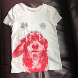 GAP girls ‘Hey’ graphic T-shirt size small 6-7